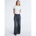 thumbnail image 3 of Scoop Women’s and Women’s Plus Baggy Wide Leg Jeans, Sizes 0-26, 3 of 5
