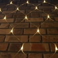 thumbnail image 3 of Lámparas LED encantadoras Adorno de vacaciones al aire libre Atmósfera impermeable Accesorios de diseño Iluminación Videojuegos y accesorios Blanco cálido, 1.5*1.5/96 luz Enchufe de EE. UU., 3 of 6