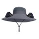 thumbnail image 2 of Sombrero ventilador solar de verano con ala ancha, nailon impermeable y transpirable, protección solar, ajuste regulable para actividades al aire libre como pesca y senderismo., 2 of 9