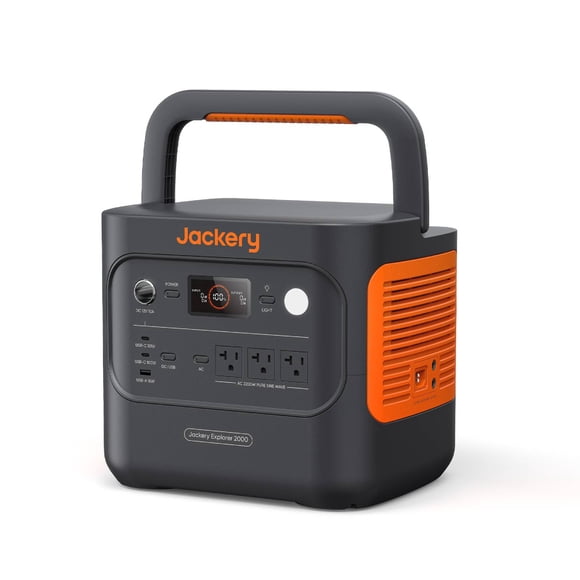 Jackery Explorer 2000 v2 Portable Power Station 2042Wh capacity and 2200W output