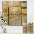thumbnail image 3 of Designart 'Coming on Abstract Farmhouse Landscape' Traditional Print on Natural Pine Wood, 3 of 3
