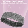 thumbnail image 3 of 6 diademas deportivas para hombre, sin diadema, banda para el sudor que absorbe la humedad para correr, yoga, ciclismo, ajuste, 3 of 5