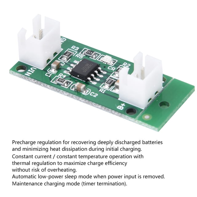 1S 2S 3S NiMH Battery Charger Module 1.5V 3V 4.5V CC CV Charging with LED Indicator for Kids Toys Digital Camera Solar