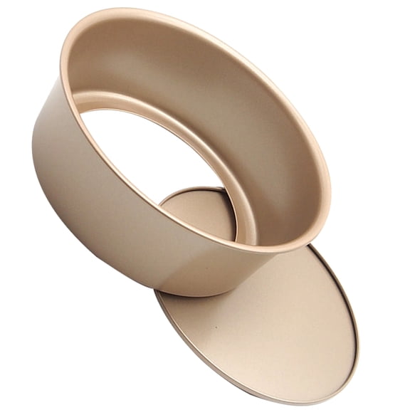 ELAYARD Rose Round Cake Pan Deep High Carbon Steel Nonstick Baking Tin with Removable Bottom for Easy Release