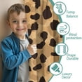 thumbnail image 3 of Blackout Kids Curtains,Leopard Print Childrens Insulated Curtains Set Of 2,Bedroom Essentials,Toddler Room Decor 42"x54"(106x137cm), 3 of 4