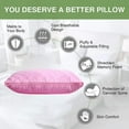 thumbnail image 5 of Bed Pillows Standard / Queen Size - Down Alternative Bedding Gel Cooling Pillow for Back, Stomach or Side Sleepers, 5 of 8