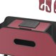 thumbnail image 5 of Organizador de pañuelos para el respaldo del asiento del coche con ganchos de cuero sintético y portavasos. Rojo, 5 of 6