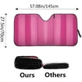 thumbnail image 2 of Windshield Sun Shade for Car Pink Thicken 5-Layer UV Reflector Auto Front Window Sunshade Visor Shield Cover and Keep Your Vehicle Cool (57" × 27.5"), 2 of 6