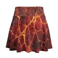 thumbnail image 2 of HELLHERO Built-in Shorts Tennis Skirt, Lava Cracks Inner Pockets 2 Side Pockets Athletic Skorts for Daily Wear Yoga Golf, 2 of 9