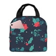 thumbnail image 1 of Insulated Lunch Bag for Women Men ,Photinia Arbutifolia Reusable Cute Lunch Bags for Picnic School Work Office Christmas, 1 of 8