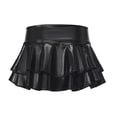 thumbnail image 5 of UAYOTSE Girls Metallic Skater Skort Kids High Waisted Shiny Dance Scooter Skirt,Sizes 9-10 Years, 5 of 8