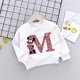 thumbnail image 1 of Minnie Mouse Girl Boy Sweatshirts New Disney Letter A-Z Name Combination Children Cartoons Kawaii Kids Pullover Casual Clothes yaoshenbao LED, 1 of 2