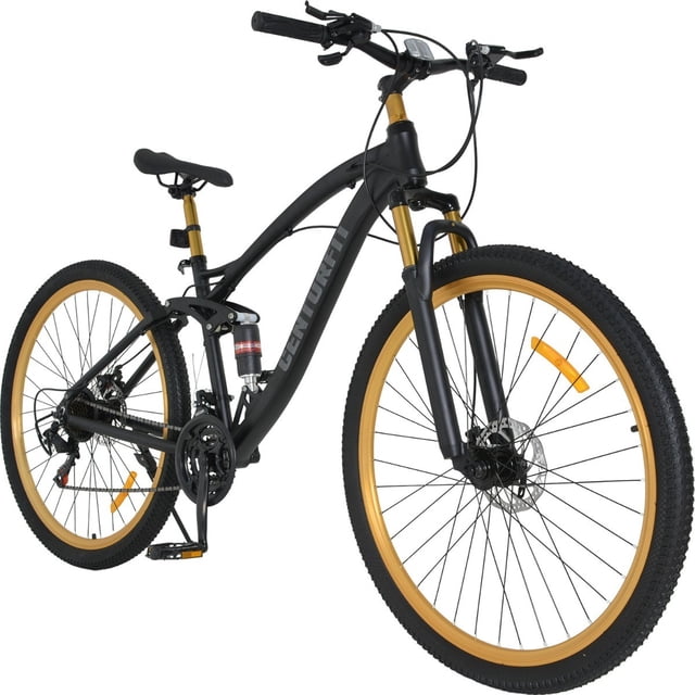 Bicicleta Montaña Aluminio Centurfit R29 Doble Suspension Negra
