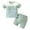 Green, variant on Toddler Boy Outfits Clothes Children's Summer Tropical Printed Short Sleeve Training 1t 2t 3t 4t 5t 6t New Born for Twins Kids Casual 2-Piece Set Gibobby(12-18 Months,Green)