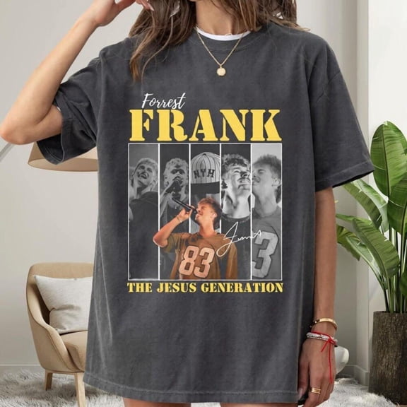 Frank Forrest The Jesus Generation Graphic Tee Vintage Style Concert Shirt Unisex S-5XL Hot Trending Shirt Birthday Gift