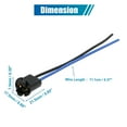 thumbnail image 3 of 10pcs DC 12V T10 168 194 Wedge Instrument Light Bulbs Twist Base Socket, 3 of 6