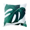 thumbnail image 1 of Listenwind Polyester Case Cushion Green Leaves Throw Sofa Car Cushion Decor, 1 of 6