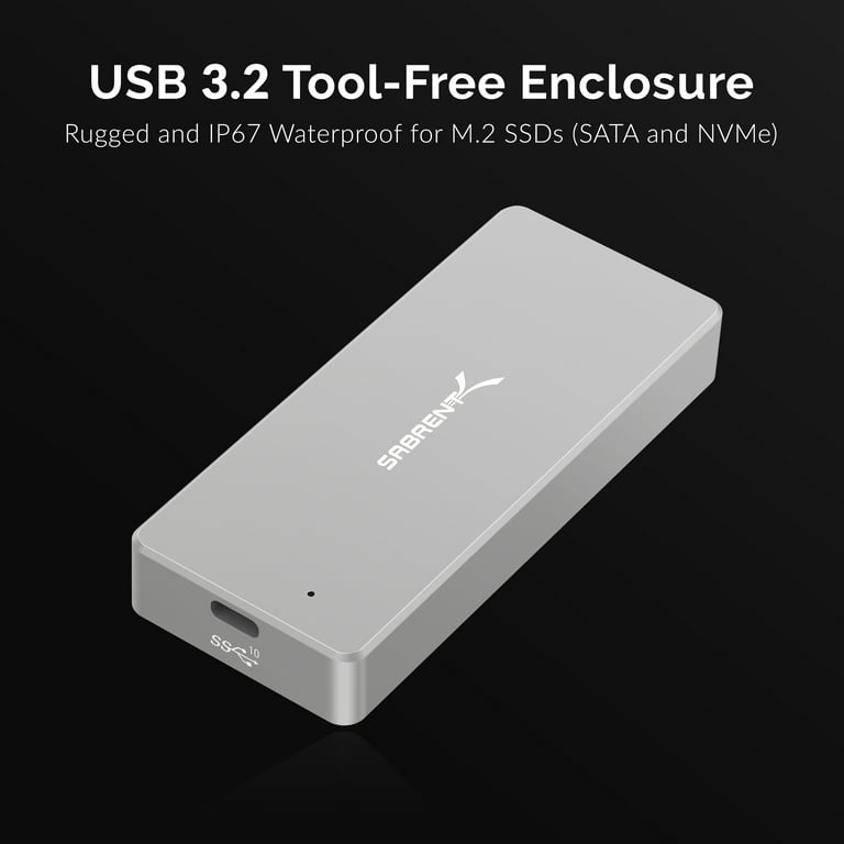 Sabrent Thunderbolt 3 to Dual NVMe M.2 SSD Tool-Free Enclosure Review  (EC-T3DN)
