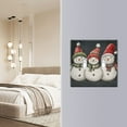 thumbnail image 4 of Yayeee Toggle Light Switch Wall Plate 2-Gang 4.56"x4.48" Decorative Outlet Cover, Red Snowmen, 4 of 7