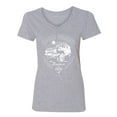 thumbnail image 2 of Wild Bobby Rare Breed Ford Bronco Women Standard V-Neck Tee, 2 of 6