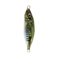 thumbnail image 2 of Pesca Señuelo de pesca de caballa luminosa UV con impresión 3D, cebo falso de 6,8 cm y 60g (verde dorado), 2 of 2