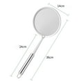 thumbnail image 5 of Tnobhg Fine Mesh Skimmer Spoon Professional 304 Stainless Steel Food Grade Long Handle Dishwasher Safe Skimmer, 5 of 7
