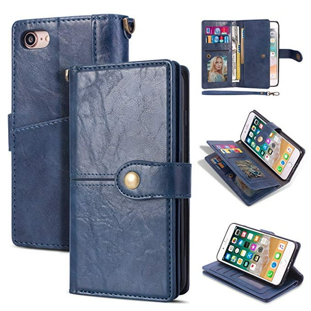 iPhone 6S Wallet Case, iPhone 6 Case, Allytech Vintage Style PU Leather