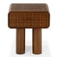 thumbnail image 2 of Safvaieh Couture Torricelli Modern Wood Nightstand, Medium Oak, 2 of 14