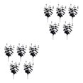 thumbnail image 1 of Tallos de eucalipto artificiales negros Wosthever 5 piezas 34 cm, 1 of 6