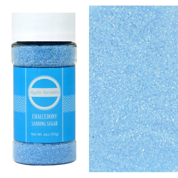 Mystic Sprinkles Chalcedony - Light Blue Sanding Sugar 4 oz.