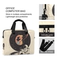 thumbnail image 4 of FORMRS 16" Laptop Bag Carrying Sleeve Case with Handle Travel Shoulder Briefcase, Space Record, 4 of 8