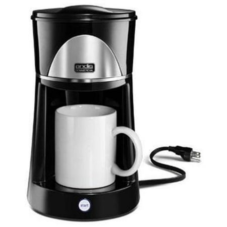 Walmart single cup coffee makers The Hamilton Beach FlexBrew Single-Serve Plus Coffee Maker lets you easily make a personal cup of coffee using ground coffee or K-Cups. This versatile coffee maker fits perfectly on any kitchen countertop and offers two brewing strength options.