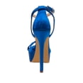 thumbnail image 5 of Lauren Lorraine Heidi Platform High Heel Sandal Satin Bridal Prom Wedding Pump (Blue, 10), 5 of 5