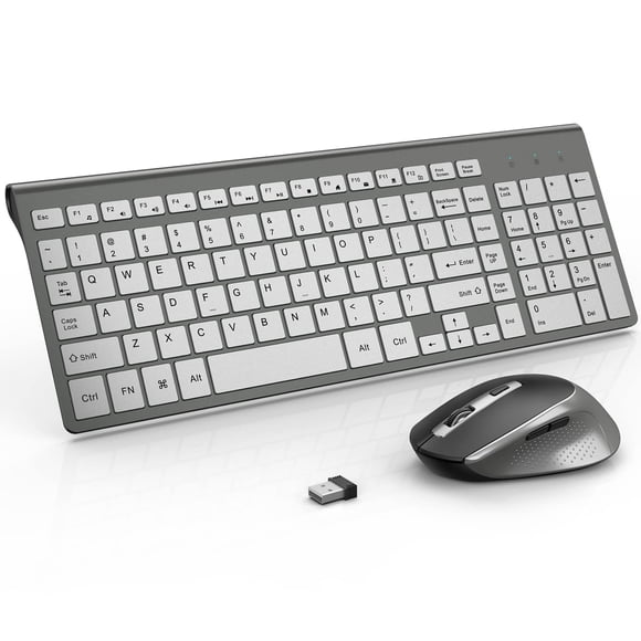 Teclado y Ratón Inalámbricos JOYACCESS Slim Ergonómico Combo