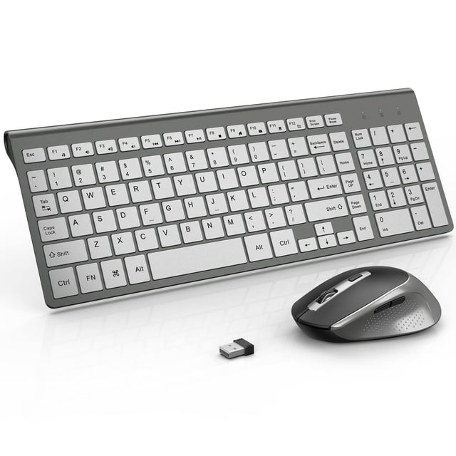 Teclado y Ratón Inalámbricos JOYACCESS Slim Ergonómico Combo