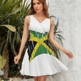thumbnail image 7 of Unisex Retro Jamaica Flag Dress Fashion Beach Long Dresses Female Party Printed Sundress, 7 of 7