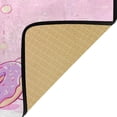 thumbnail image 7 of SKYSONIC Cute Bunny Donut Area Rug 39x20 in, Stain Resistant Comfy Carpet Throw Rug with Elastic Cotton Interlayer for Kitchen Bathroom Living Room Bedroom, 7 of 7