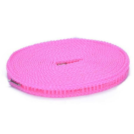 

Nylon Clotheslines Hanging Rope Drying Clothes Dryer Non-slip Windproof for Outdoor 3/5/8/10 Meters Pink 5M