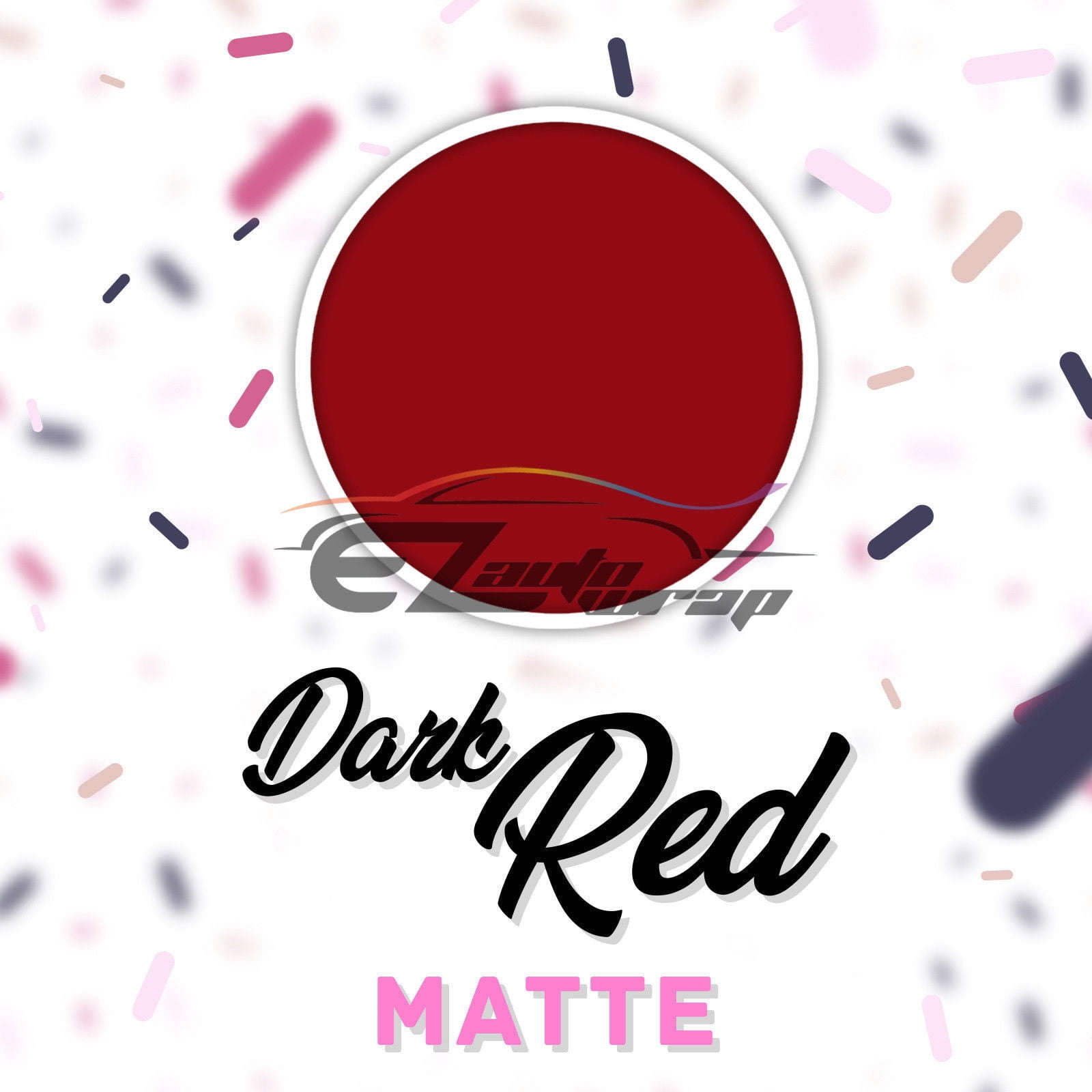 ESSMO Dark Red Matte Solid Heat Transfer Vinyl HTV Sheet T-Shirt 20" Wide Iron On Heat Press DP06 20"x120"
