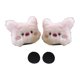 thumbnail image 5 of 2 decoraciones para casco, accesorios decorativos, pequeños y lindos juguetes de peluche, casco divertido Cerdito, 5 of 8