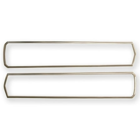 Scott Drake S7MS-13489-P Polished Tail Light Bezels Pair