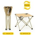 thumbnail image 4 of Folding Camping Table Beach Table Lightweight Folding Tailgating Table with 2 Cup Holder & Carry Bags, for Camping, Beach, Fishing, Campfires and Picnic, 4 of 7
