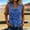 A1003 Blue, variant on Womens Bow Tie Front Tops Sleeveless Keyhole Blouses Textured Summer Shirts Casual Elegant Tees Soft V Neck Tank Tunics Business Wear Office Work Summer Shirt