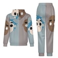 thumbnail image 2 of Gorillaz Unisex Hoodies And Sweatpants Set Sweatshirts Jogger Pants Hooded Hoody Tracksuits Set Suit Winter Daily Adult Sweatsuit 2 Pcs, 2 of 9
