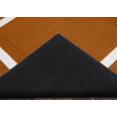 thumbnail image 4 of Garland Rug Borderline Polypropylene Orange/White Indoor/Outdoor Runner Rug, 2' x 5', 4 of 5