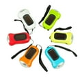 thumbnail image 1 of Hand Crank Dynamo and Solar Power Rechargeable Flashlight with Carabiner for Camping and Emergency Use, 1 of 7