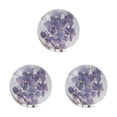 thumbnail image 3 of maskred Resin Crystal Ball Timeless Addition To Collection Crystal Ball With Flower Hydrangea purple 8cm 3Set, 3 of 6