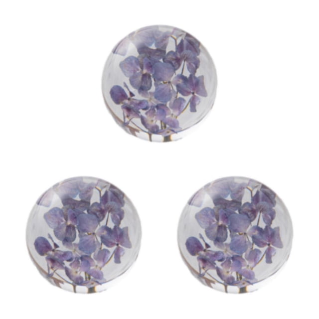 Bearachild Bola de cristal de flor exquisita de resina, regalo para cualquier ocasión, bola de cristal con flor, hortensia fácilmente portátil, Type1 NO1