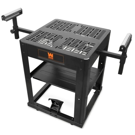 WEN Products MSA658T Multi-Purpose Rolling Planer and Miter Saw Tool Stand with Extension Rollers
