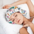 thumbnail image 6 of Rateoe Hello Summer Cat Pattern Silk Satin Hair Bonnet for Sleeping, Adjustable Sleep Cap Turban for Women , Curly Straight Hair Long Large Braid, 6 of 6